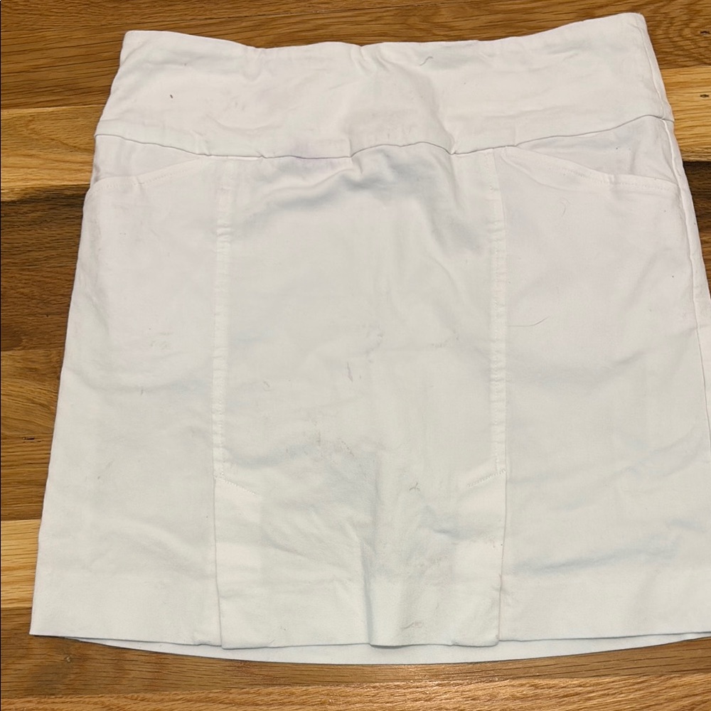 Elliott Lauren White Mini Skirt
